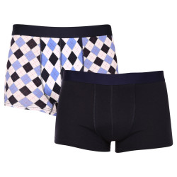 2PACK Boxers homme Molvy multicolore (MP-1069-BEU)