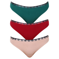 3PACK culotte femme Tommy Hilfiger multicolore (UW0UW02828 0WQ)