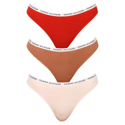 3PACK String femme Tommy Hilfiger multicolore (UW0UW02829 0R2)