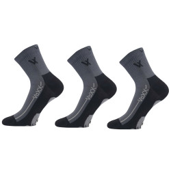 3PACK chaussettes VoXX gris foncé (Barefootan-darkgrey)