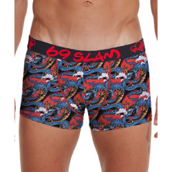 Boxers homme 69SLAM hip bamboo moon dragon red (MHBMND-BB)