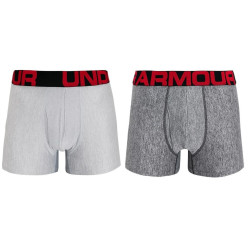 2PACK Boxers homme Under Armour oversized gris (1363618 011)