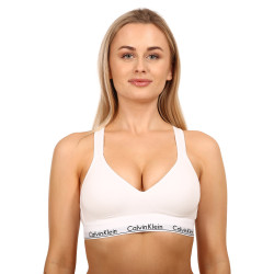 Soutien-gorge pour femmes Calvin Klein blanc (QF1654E-100)