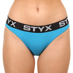 Culotte femme Styx sport élastique bleu (IK1169)