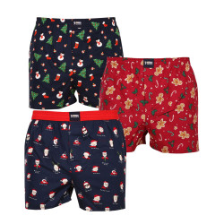 3PACK Caleçons homme Happy Shorts multicolore (HS 2838586)