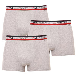 3PACK Boxers homme Fila gris (FU5059/3-400)