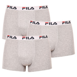 3PACK Boxers homme Fila gris (FU5016/3-400)