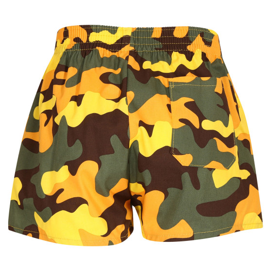 Caleçons pour enfants Styx art caoutchouc classique camouflage yellow (J1559)