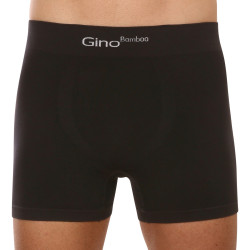 Boxers homme Gino sans couture bambou noir (54004)