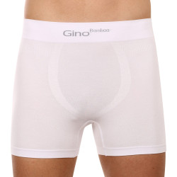 Boxers homme Gino sans couture bambou blanc (54004)