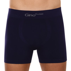 Boxers homme Gino sans couture bambou bleu (54004)