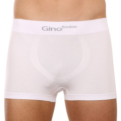 Boxers homme Gino sans couture bambou blanc (53004)