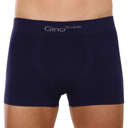 Boxers homme Gino sans couture bambou bleu (53004)