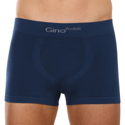 Boxers homme Gino sans couture bambou petrol (53004)