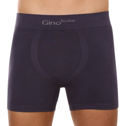 Boxers homme Gino bambou sans couture gris (54004)