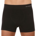 Boxers homme Gino sans couture bambou noir (54005)