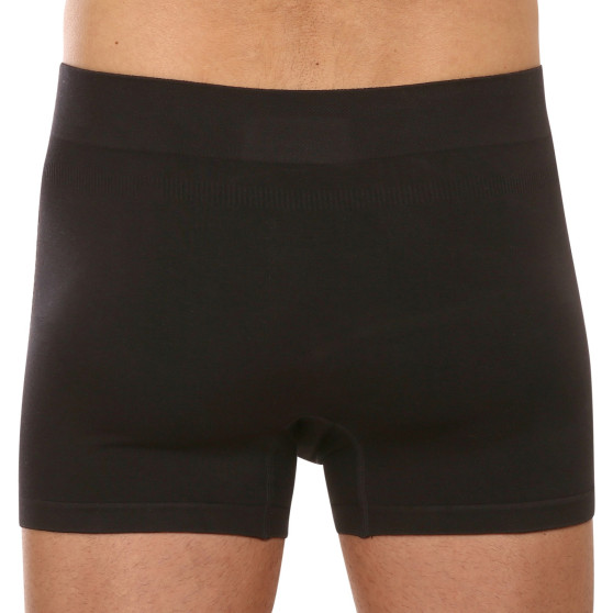 Boxers homme Gino sans couture bambou noir (54005)