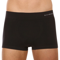 Boxers homme Gino sans couture bambou noir (53005)