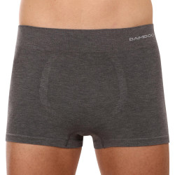 Boxers homme Gino sans couture bambou gris (53005)