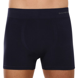 Boxers homme Gino sans couture bambou bleu (54005)