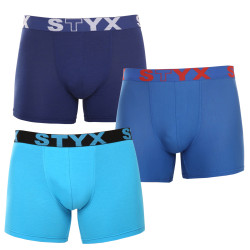 3PACK Boxers homme Styx long sport élastique multicolore (3U96789)