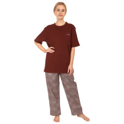 Pyjama femme Calvin Klein marron (QS6976E-CD1)