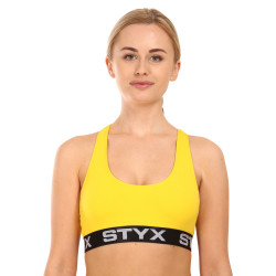 Soutien-gorge pour femmes Styx sport yellow (IP1068)