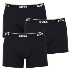 3PACK Boxers homme BOSS bleu foncé (50475282 480)