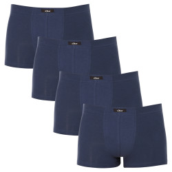 4PACK Boxers homme S.Oliver bleu foncé (MH-35H-60164426)