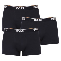 3PACK Boxers homme BOSS bleu foncé (50475274 480)