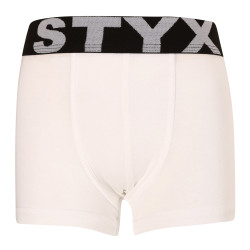 Boxers enfant Styx sport élastique blanc (GJ1061)