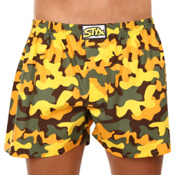 Caleçons homme Styx art caoutchouc classique oversized camouflage yellow (E1559)