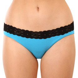 Culotte femme Styx avec dentelle bleue (IKK1169)