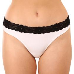 String pour femmes Styx avec dentelle blanc (ITK1061)