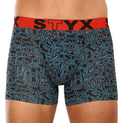 Boxers homme Styx long art sports rubber doodle (U1256)