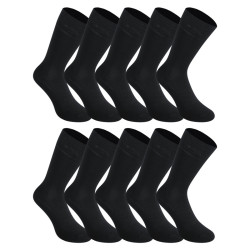 10PACK chaussettes Styx haut bambou noir (10HB960)