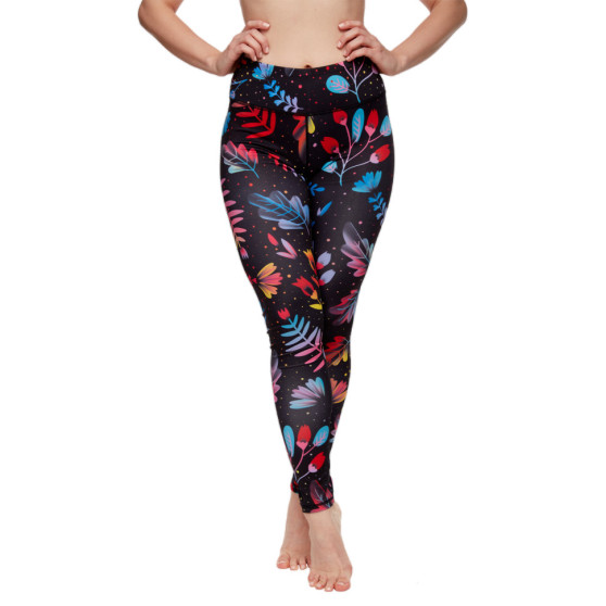 Leggings pour femmes Dedoles fitness Neon flowers (D-W-AW-LGS-C-RP-1098)