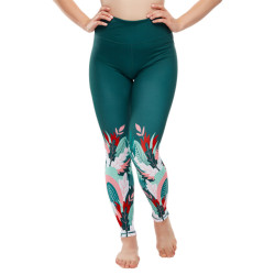 Leggings féminins joyeux Dedoles sport Bruit de feuilles (D-W-AW-LGS-C-C-1345)