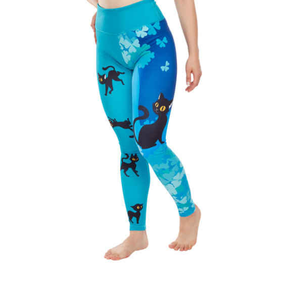 Leggings pour femmes Dedoles sport Cat for Happiness (D-W-AW-LGS-C-C-1343)