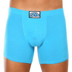 Boxers homme Styx long caoutchouc classique light blue (F1169)