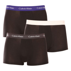 3PACK Boxers homme Calvin Klein noir (U2664G-H4X)