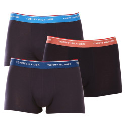 3PACK Boxers homme Tommy Hilfiger bleu foncé (UM0UM01642 0VX)