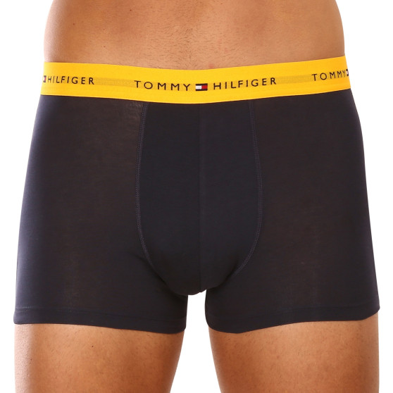 3PACK Boxers homme Tommy Hilfiger bleu foncé (UM0UM02763 0W7)