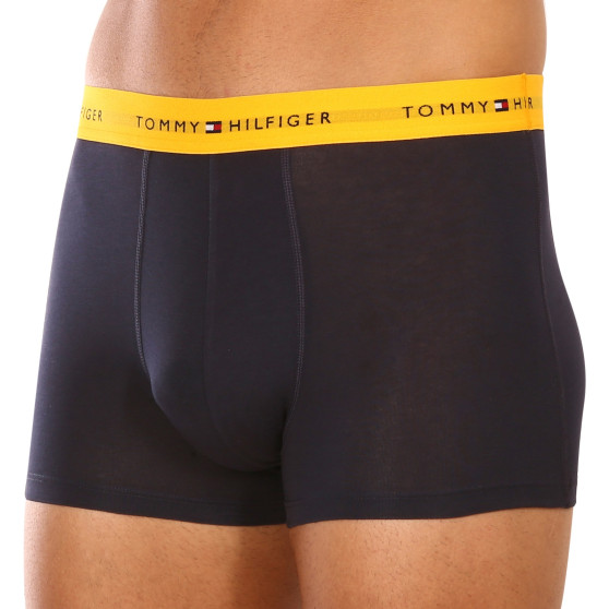 3PACK Boxers homme Tommy Hilfiger bleu foncé (UM0UM02763 0W7)