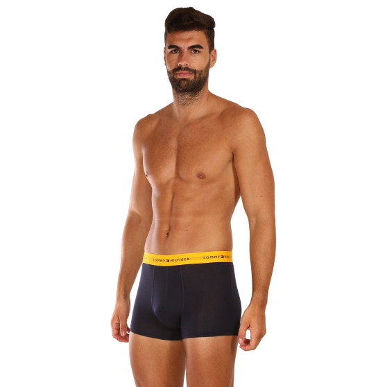 3PACK Boxers homme Tommy Hilfiger bleu foncé (UM0UM02763 0W7)