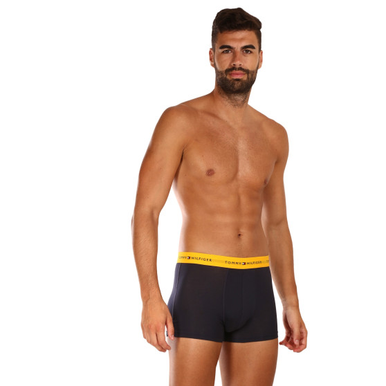 3PACK Boxers homme Tommy Hilfiger bleu foncé (UM0UM02763 0W7)