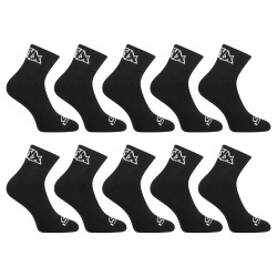 10PACK chaussettes Styx chaussettes à la cheville noires (10HK960)