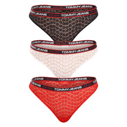 3PACK String femme Tommy Hilfiger multicolore (UW0UW04714 0WE)