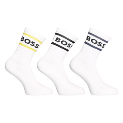 3PACK chaussettes BOSS high blanc (50469371 106)