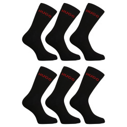 6PACK chaussettes HUGO high noir (50510187 001)